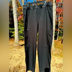 COPY - Figs stretch scrub bottoms. Black. Size X-Large.